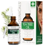Advanced Clinicals Tea Tree Oil For Skin Facial Serum | Tea Tree Serum For Face With Vitamin E + Botanicals To Help Improve Appearance Of Large Pores & Skintone For Smoother Looking Skin, 53 ml - Advanced clinicals
