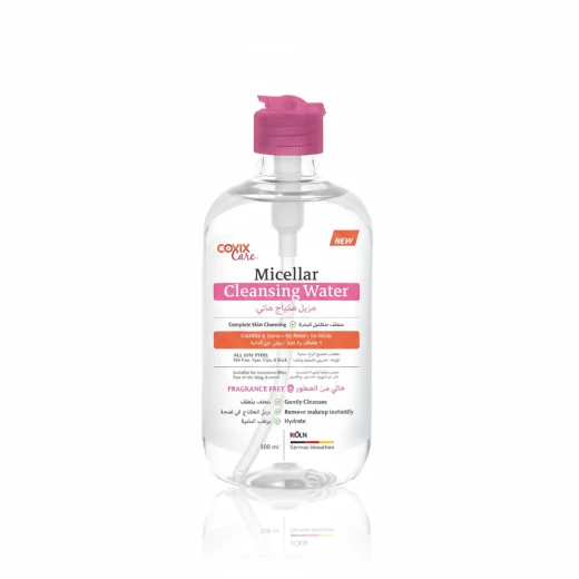 Covix Care Micellar Water Makeup Remover 500ml, Gentle Cleanser for All Skin Types Covix Care Micellar Water Makeup Remover 500ml, Gentle Cleanser for All Skin Types