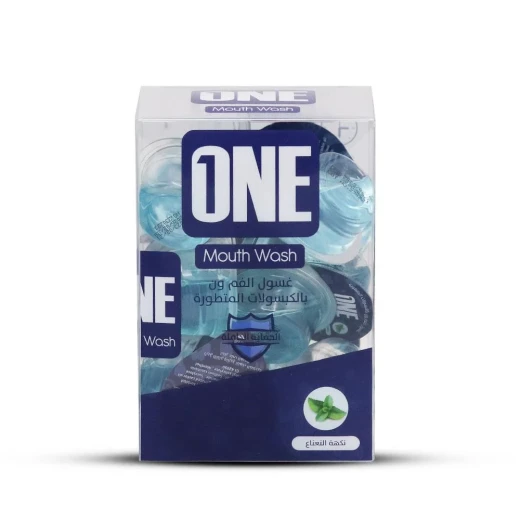 One Advanced Mint Flavor Oral Care Capsules Alcohol Free Deep Cleaning Freshens Breath 20 Count 15 ml Each One Advanced Mint Flavor Oral Care Capsules Alcohol Free Deep Cleaning Freshens Breath 20 Count 15 ml Each
