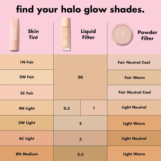 e.l.f. Halo Glow Liquid Filter, Complexion Booster For A Glowing, Soft-Focus Look, Infused With Hyaluronic Acid, Vegan & Cruelty-Free, 3 Light/Medium - e.l.f. - Image 4