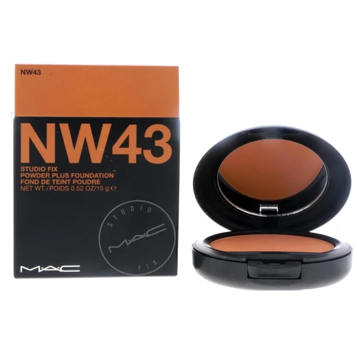 MAC Studio Fix Powder Plus Foundation NW43 15g Full Coverage Matte Finish - Mac - Image 2