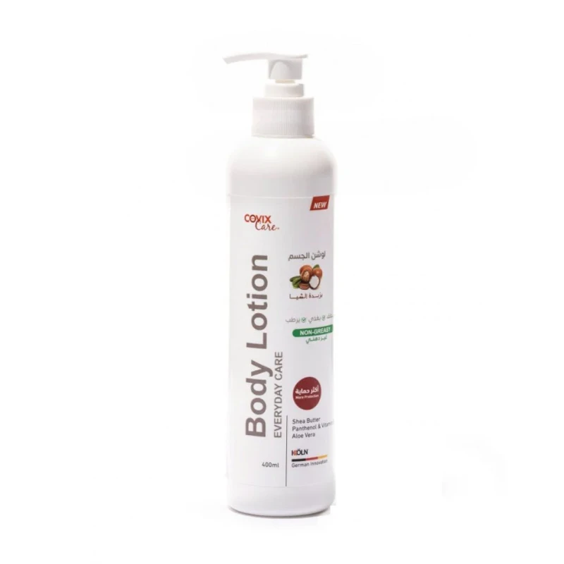 Covix Care Shea Butter Body Lotion 400ml, Non-Greasy, Moisturizing for Dry Skin - Covix