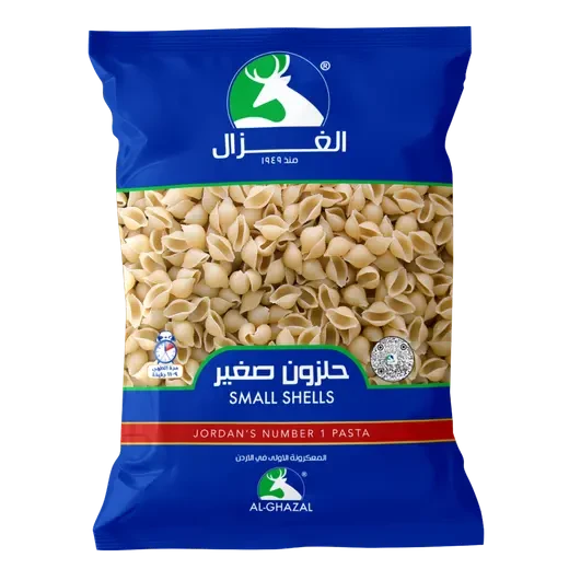 Al Ghazal Pasta Shells Small 300g, Quick Cooking, Perfect for Salads and Soups Al Ghazal Pasta Shells Small 300g, Quick Cooking, Perfect for Salads and Soups
