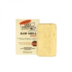 Palmers Raw Shea Soap 100g, Gentle Cleansing, Exfoliating, Moisturizing Bar Soap