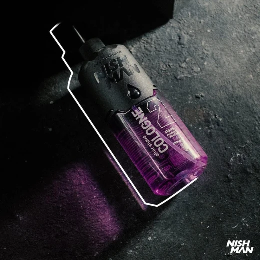 NISHMAN 02 After Shave Cologne Storm 200ml, 70% Alcohol, Antibacterial, Refreshing Face Care - Nishman - Image 6