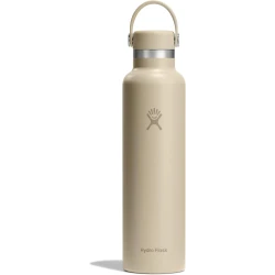 Hydro Flask 24 Oz Insulated Water Bottle Oat Tan Leakproof Stainless Steel