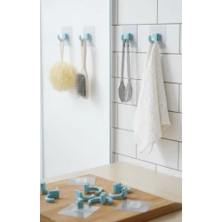Transparent Adhesive Clothes Hangers and Tools - Heavy-Duty Wall Hooks - No-Drill Home Organizer Kit - The Best Solution for Organizing Your Bathroom, Kitchen, and Office 10 pieces