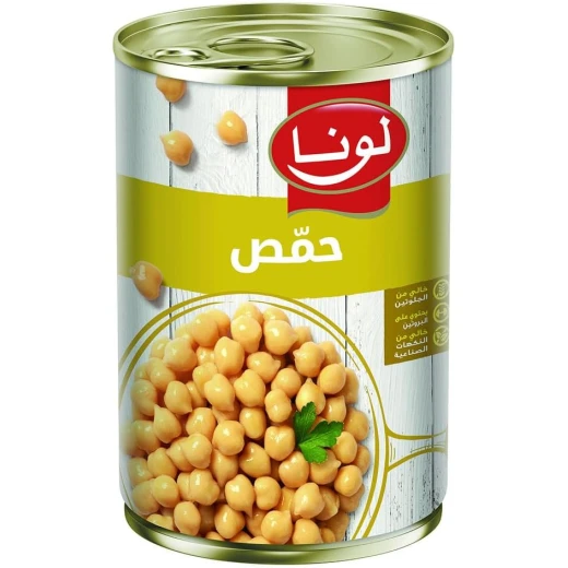 حمص لونا 380 جرام علبة بقوليات عالية الجودة للطهي والخبز - لونا - Image 2