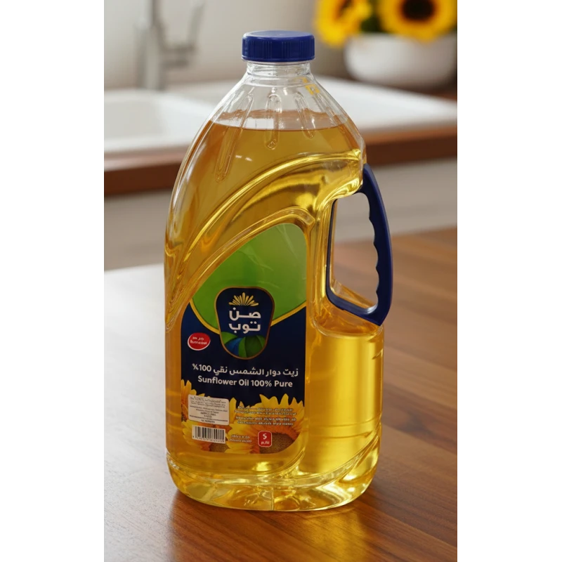 زيت صن توب شمس 8 لتر للطبخ والقلي والخبز - صن توب