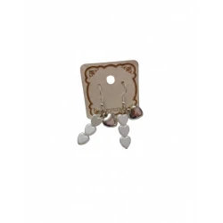 Elegant Hearts Earrings, Sophisticated Heart-Shaped Jewelry for Daily Wear & Special Occasions