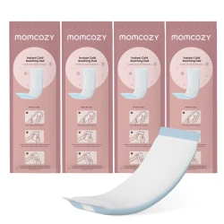 Momcozy Soothing Cold Pads for Postpartum Relief, 8 Count, Instant Cooling