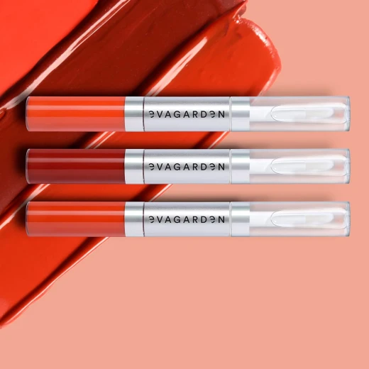 EVAGARDEN Ultra Lasting Lipstick - with Moisturizing Gloss - Long Wear, Perfect Adherence and Color Diffusion - Fast Drying and No-Transfer Effect - Non-Sticky Finish - 710 Watermelon - 0.13 oz - Evagarden - Image 2