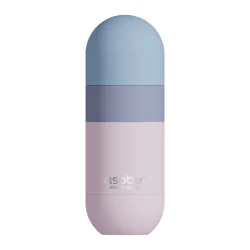 Asobu Orb Stainless Steel Insulated Water Bottle, Pastel Pink, 14 Ounce