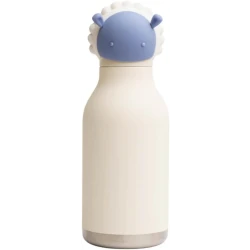Asobu Bestie Kids Insulated Water Bottle with Sheep Head, 420ml, Leak-Proof