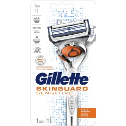 Gillette Skinguard Sensitive Razor Flexball for Men, Gentle Shave, 1 Count