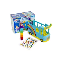 Numberblocks Rainbow Counting Bus with Seven Interactive Toy for Early Learning and Imaginative Play