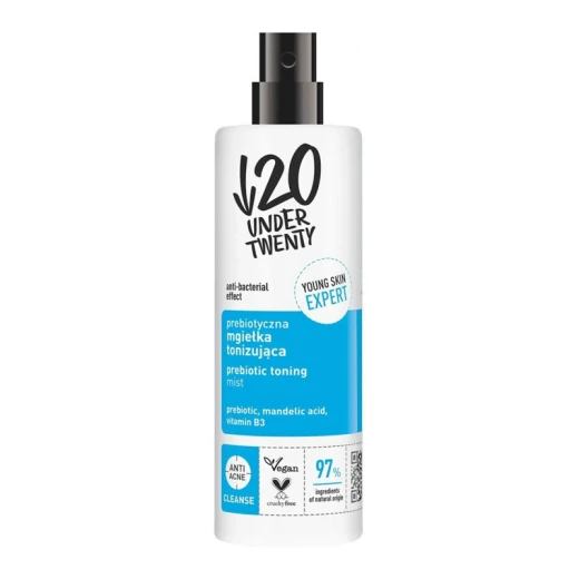 Under Twenty Prebiotic Toner Spray 200ml for Oily and Combination Skin