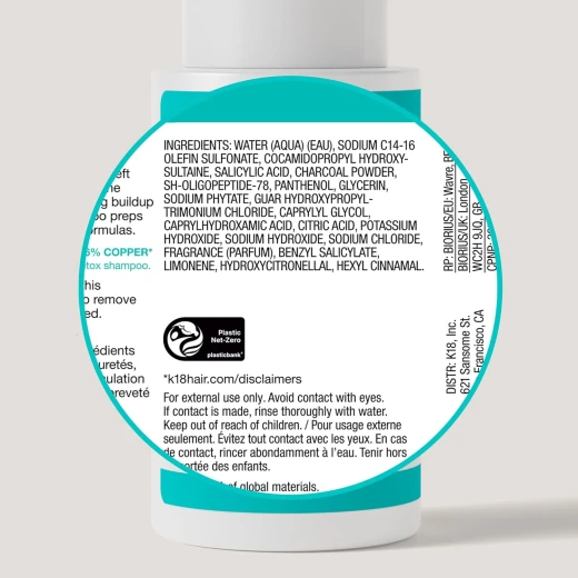K18 PEPTIDE PREP™ Color-Safe Detox Clarifying Shampoo, Non-Stripping, pH-Optimized Cleanse, Removes Product Buildup, Dirt, Oils & Metals - K18 - Image 4