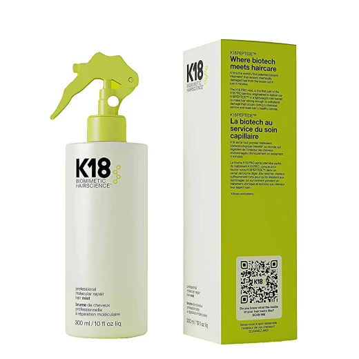 K18 Professional Molecular Repair Hair Mist (150ml) – Patented Peptide Treatment for Damaged Hair & Chemical Service Prep - K18 - Image 2