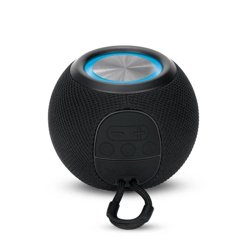 مكبر صوت Orb اللاسلكي المحمول لون برتقالي، أضواء LED متغيرة الألوان - Image 2