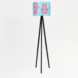 Artistic Floor Lamp: Inspired by Pediatric Cancer Patients at KHCC – "Hamsa Hand" Design