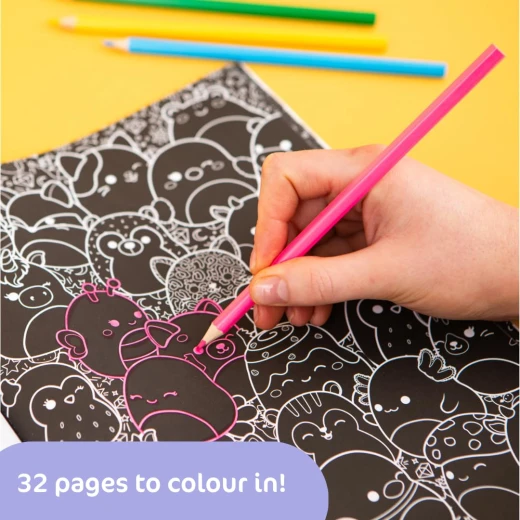 كتاب تلوين نيون سكويشمالوز للأطفال من هينكلر، 32 صفحة، للأعمار 8-12 - Image 5