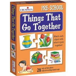 Creative's Things That Go Together Educational Jigsaw Puzzle for Ages 3 and Up