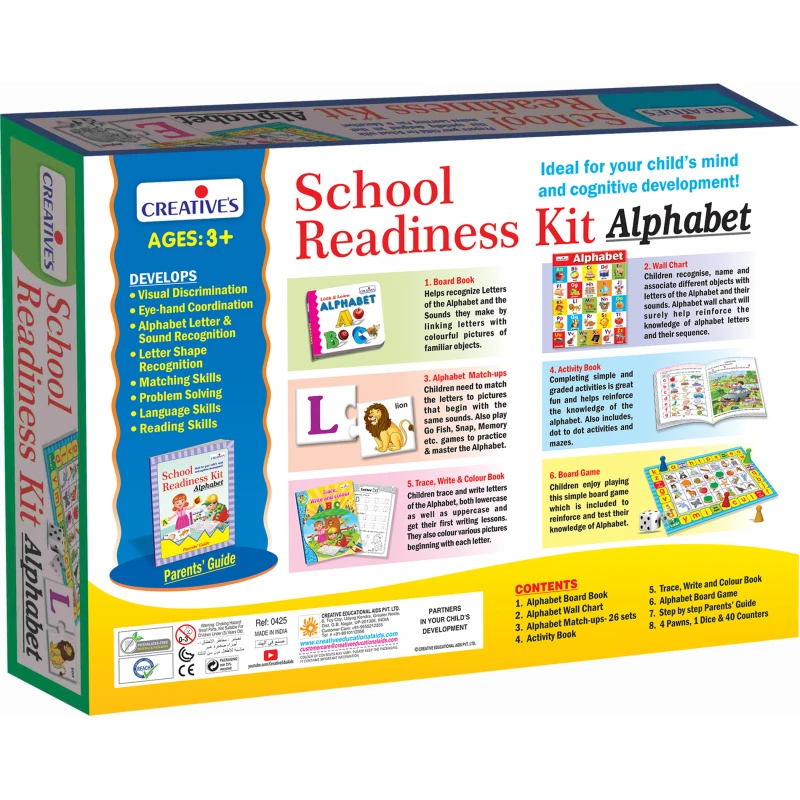 Creative Preschool Home Learning Pack 1 Shapes and Colors Educational Toy - Creative's