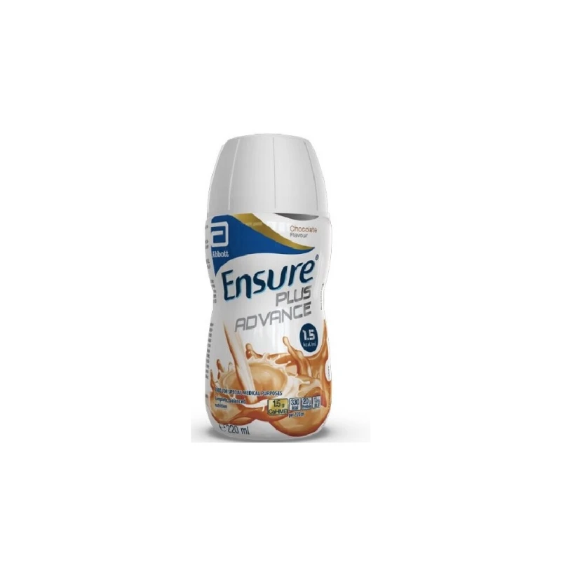 Ensure Plus Advance Chocolate 220ml Nutritional Supplement for Adults Pack High Protein and Vitamin D Support Delicious Flavor for Optimal Health - Ensure