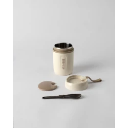 Madame Coco Raina Snack Container Soft Beige 480ml Food Storage