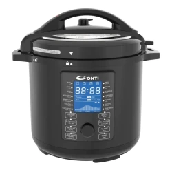 Conti EPC08A004-BK Electric Pressure Cooker 8 Liter, 1200W, LED Touch Control