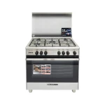 Glem Gas Specialista-SE 80x60cm Gas Oven Stainless Steel with Fan and Full Safety