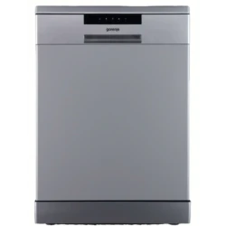 Gorenje Dishwasher 14 Place Settings, 3 Spray Arms, 6 Programs, 1900W, Silver GS643E10SME – Energy Efficient, Large Capacity, Quiet Operation, Modern Design, Easy to Use