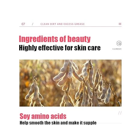 BIOAQUA Peach Extract Amino Acid Face Wash 100g – Deep Cleansing Facial Cleanser, Removes Dirt and Excess Oil, Helps Keep Skin Soft, Fresh, and Hydrated, Suitable for All Skin Types for Daily Use. - Bioaqua - Image 3