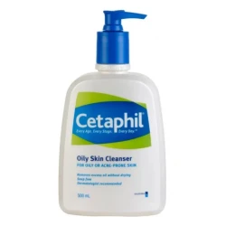 Cetaphil Oily Skin Cleanser 500ml Gentle Foaming Action for Combination to Oily Skin