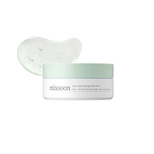 Mixsoon Cica Hyal Eye Patches, Hydrating Hydrogel, 30 Pairs, Reduces Fine Lines