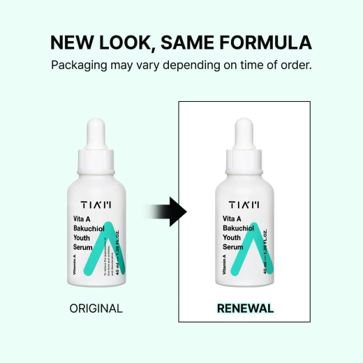 TIA'M Vita A Bakuchiol Youth Serum 1.35 fl oz Anti Aging for Wrinkles & Dark Spots - Image 9