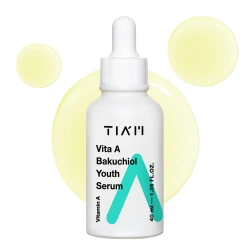 TIA'M Vita A Bakuchiol Youth Serum 1.35 fl oz Anti Aging for Wrinkles & Dark Spots