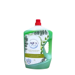 Aquarosh Eucalyptus & Bay Leaf Floor Cleaner 3 in 1 3 L – Powerful cleaning, disinfecting, and long-lasting fresh natural fragrance, effective dirt and germ removal, suitable for all floor types with a shiny, spotless finish for daily use