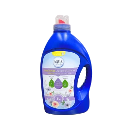 Aquarosh Double Power Laundry Liquid 3 L – Concentrated formula for deep cleaning and tough stain removal, leaves clothes fresh with long-lasting fragrance, suitable for all fabric types while helping preserve colors with high washing performance