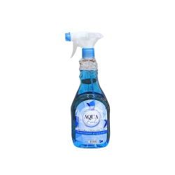 Aquarosh Glass Cleaner 650 ml – Effective formula for removing dirt, stains, and fingerprints, leaves glass and shiny surfaces streak-free with a sparkling finish, fast-drying with a long-lasting fresh scent, ideal for daily home and office use