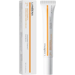 Lanbena Vitamin C 2% Serum Brightening Dark Circles 20ml, Anti-Aging Skin Care