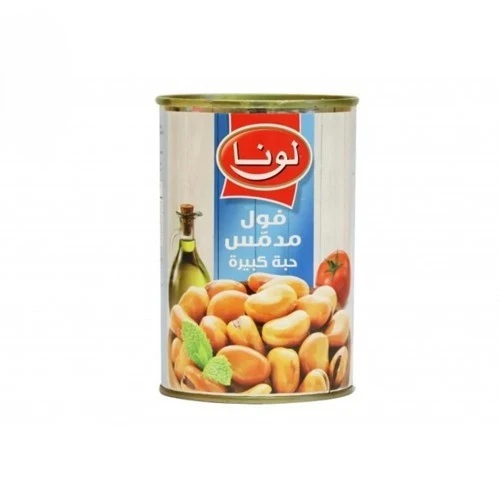 فول لونا معلب 400 جرام، جاهز للأكل، لذيذ ومغذي، مثالي للسلطات واليخنات والأطباق الجانبية، مريح وسهل التحضير لوجبة سريعة ولذيذة فول لونا معلب 400 جرام، جاهز للأكل، لذيذ ومغذي، مثالي للسلطات واليخنات والأطباق الجانبية، مريح وسهل التحضير لوجبة سريعة ولذيذة