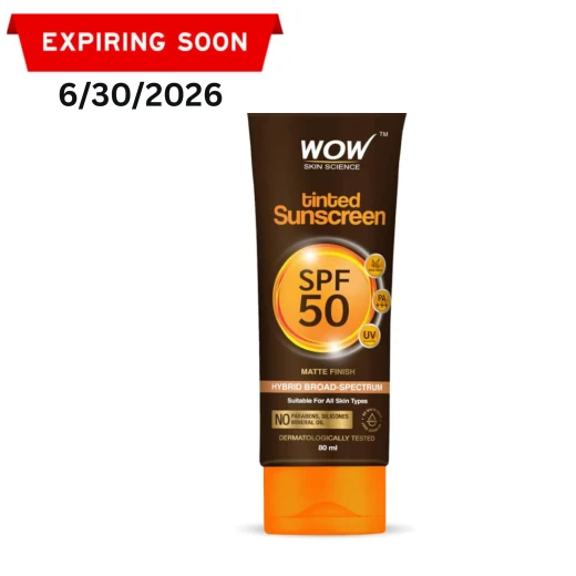 واو سكين ساينس واقي شمسي ملون SPF50 مطفي 80 مل حماية واسعة الطيف واو سكين ساينس واقي شمسي ملون SPF50 مطفي 80 مل حماية واسعة الطيف