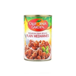 California Garden Foul Medammas Easy Open Can 450g, Fava Beans, Ready to Eat