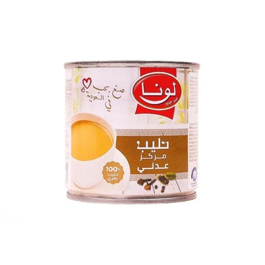 حليب لونا المبخر 170 جرام قوام كريمي غني للطبخ والخبز حليب لونا المبخر 170 جرام قوام كريمي غني للطبخ والخبز