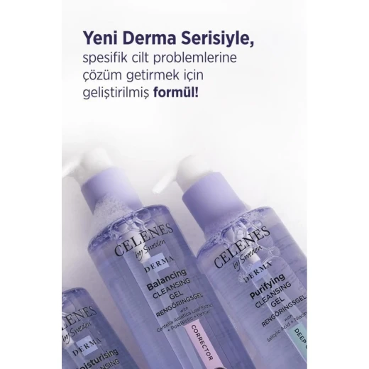 Celenes Derma Anti Blemish Face Wash Gel with Centella Asiatica Extract 250 ml, Gentle Cleanser for Acne Prone Skin, Controls Oil and Reduces Blemishes - Celenes - Image 2