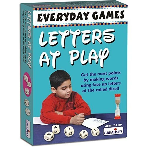 Creative Everyday Letters Educational Game Set 26 Cards & 100+ Pieces Learning Toy for Toddlers Preschool 3+ Years Old ABCs Alphabet Recognition Fun Playtime