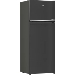 Beko RDNG551M20XBR Top Freezer Refrigerator 70cm Wide, Dark Inox Finish – Spacious and Efficient Fridge with Advanced Cooling Technology, Energy Saving Performance, and Modern Stylish Design for Daily Use