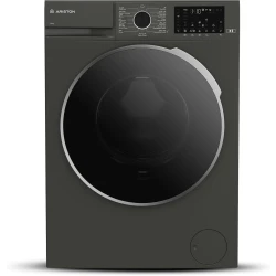 Ariston 10KG Front Load Washing Machine 1400RPM with Steam Therapy, ProSmart Inverter Motor, WiFi Home Whiz App, Add Garment, Mini 14 Quick Wash, Made in Turkey, Manhattan Gray ARWF 10143D MMJ